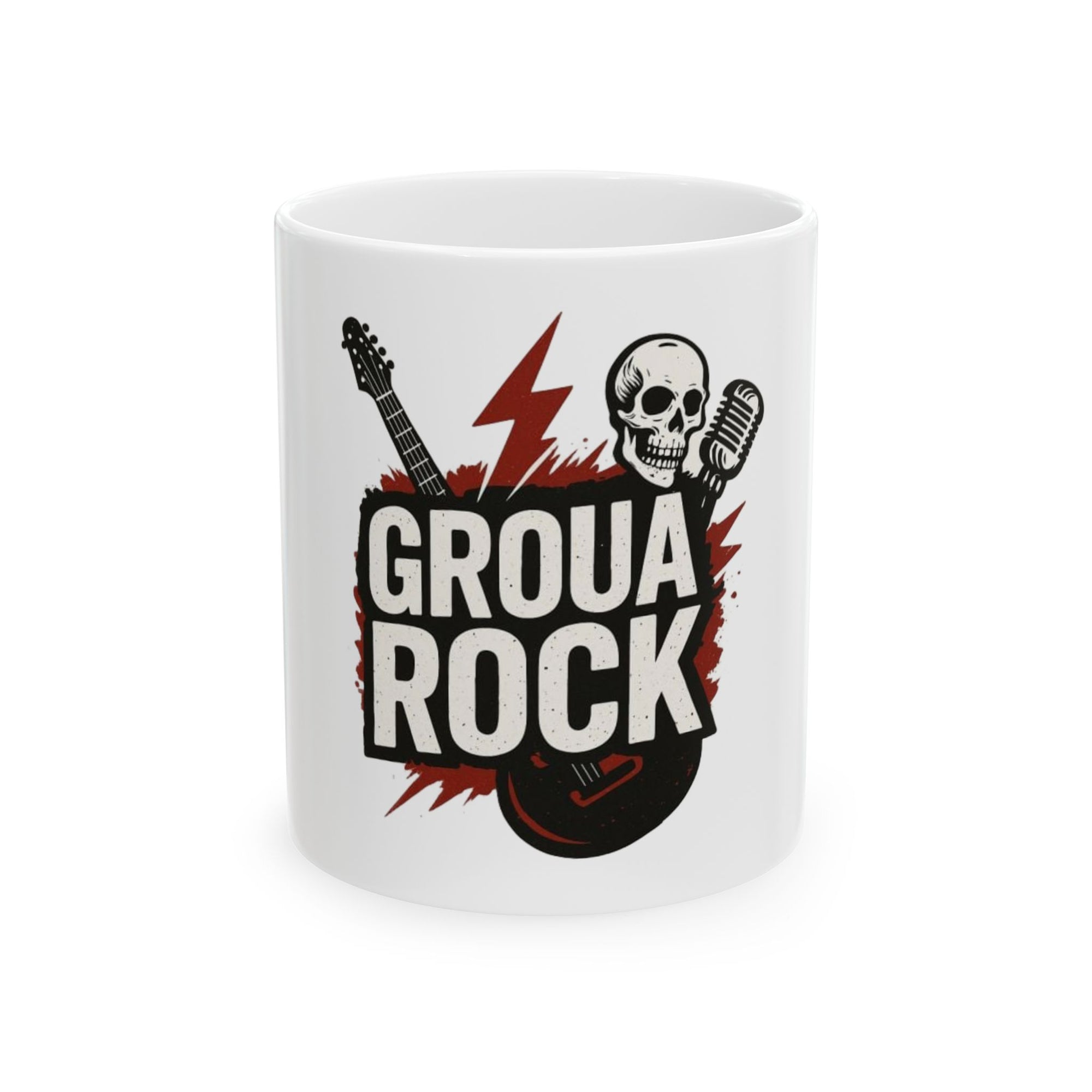 Ceramic Mug - GrouaRock, Rock and Roll Morning Coffee