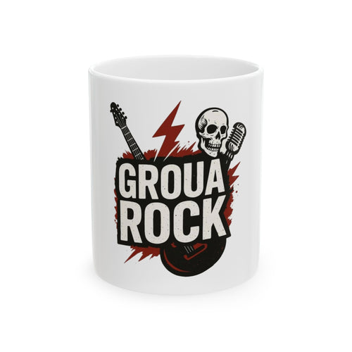 Ceramic Mug - GrouaRock, Rock and Roll Morning Coffee