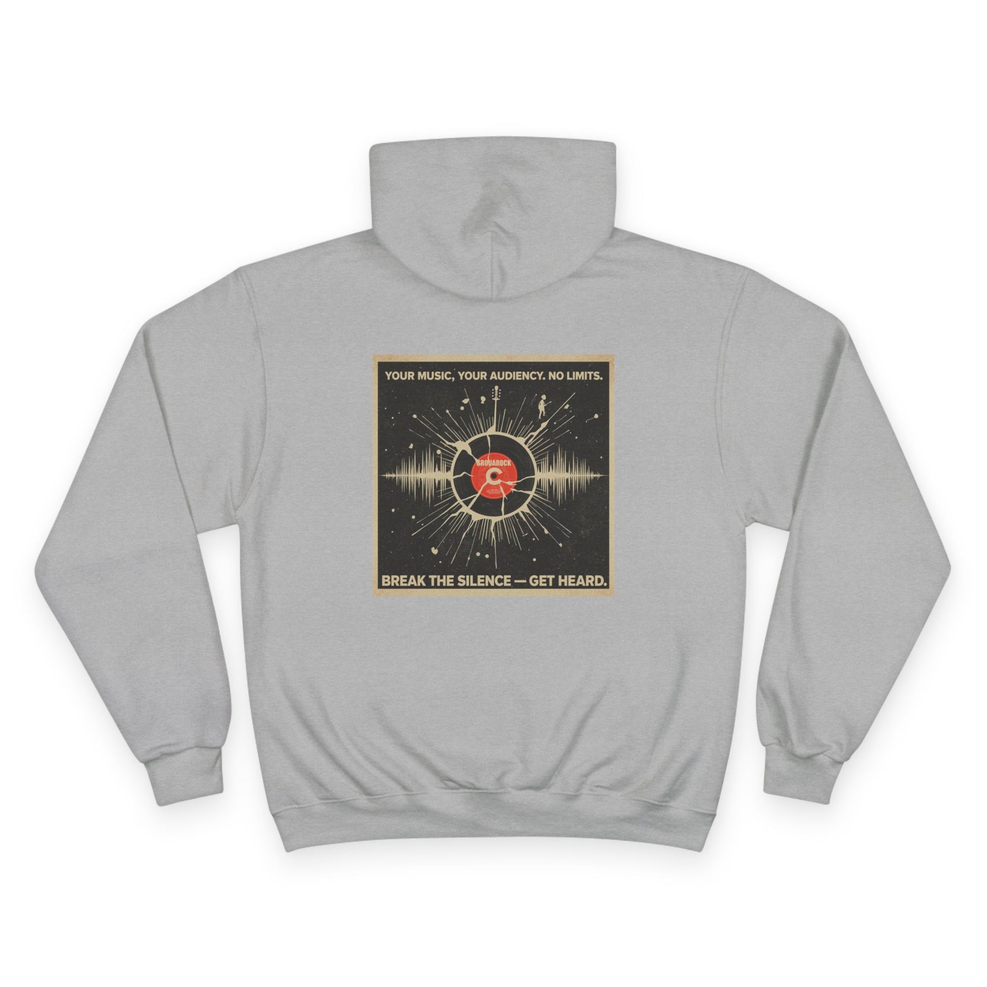 Champion Hoodie with GrouaRock Music
