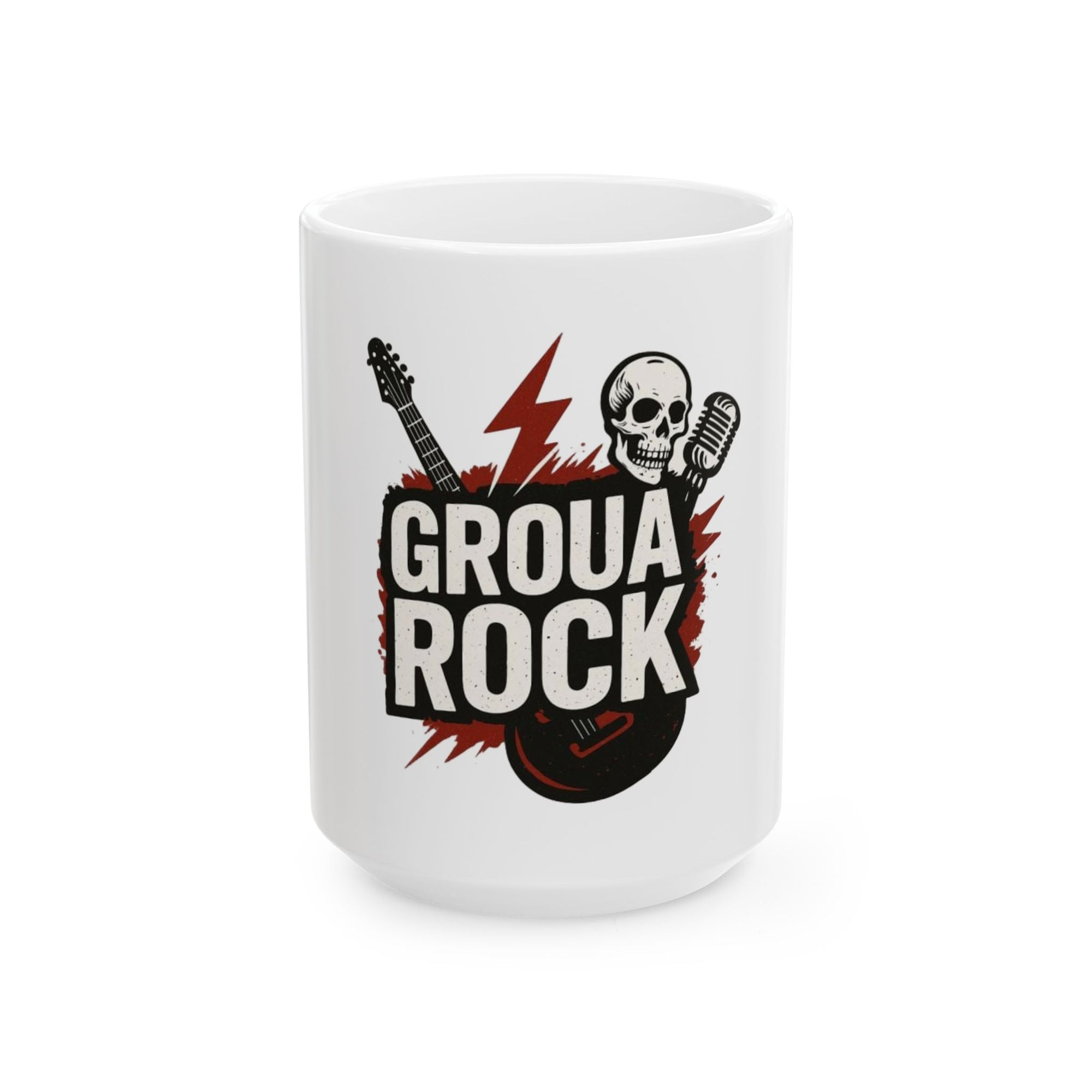Ceramic Mug - GrouaRock, Rock and Roll Morning Coffee
