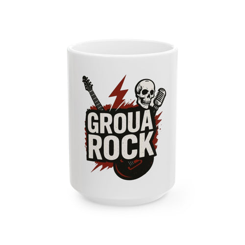 Ceramic Mug - GrouaRock, Rock and Roll Morning Coffee
