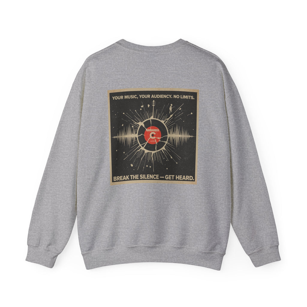 Rock and Roll Crewneck Sweatshirt with GrouaRock Music D