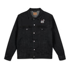 Embroidered Denim Jacket - Rock and Roll Inspired with GrouaRock