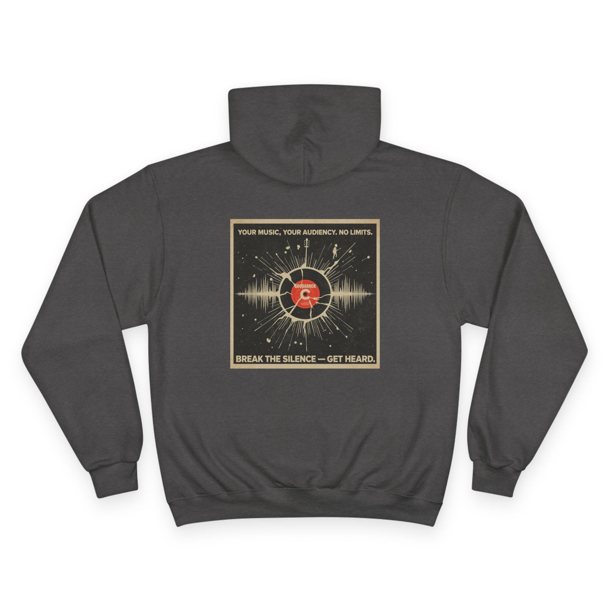 Champion Hoodie with GrouaRock Music