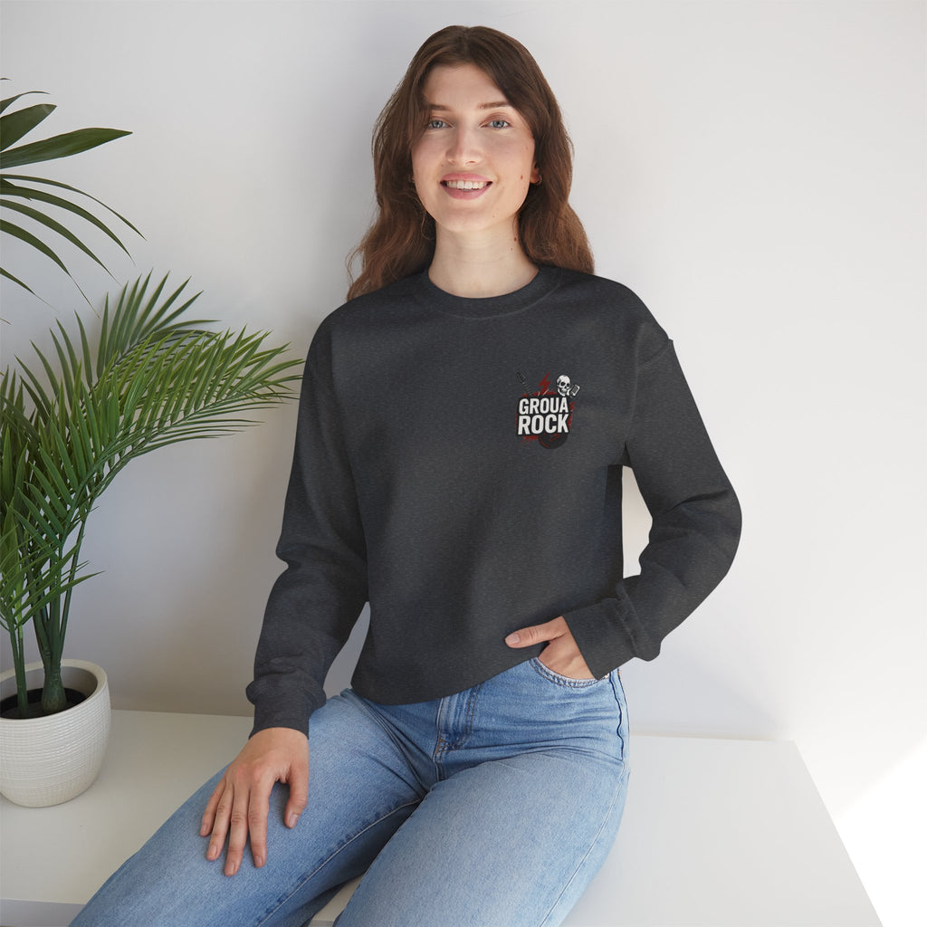 Rock and Roll Crewneck Sweatshirt with GrouaRock Music D