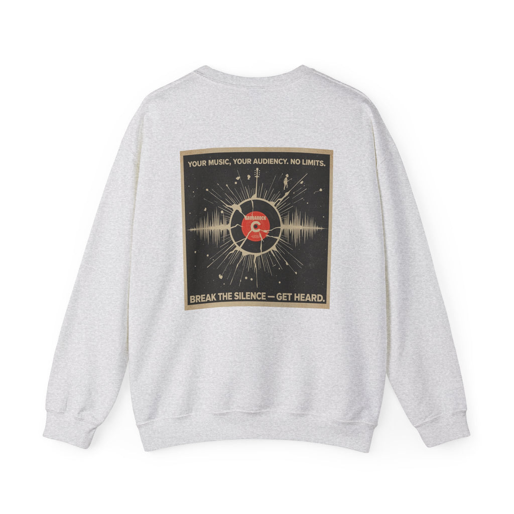 Rock and Roll Crewneck Sweatshirt with GrouaRock Music D
