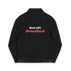 Embroidered Denim Jacket - Rock and Roll Inspired with GrouaRock