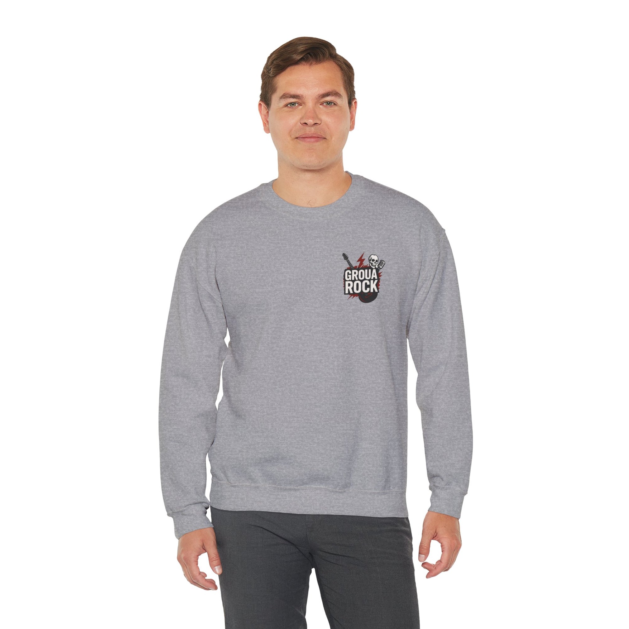Rock and Roll Crewneck Sweatshirt with GrouaRock Music D