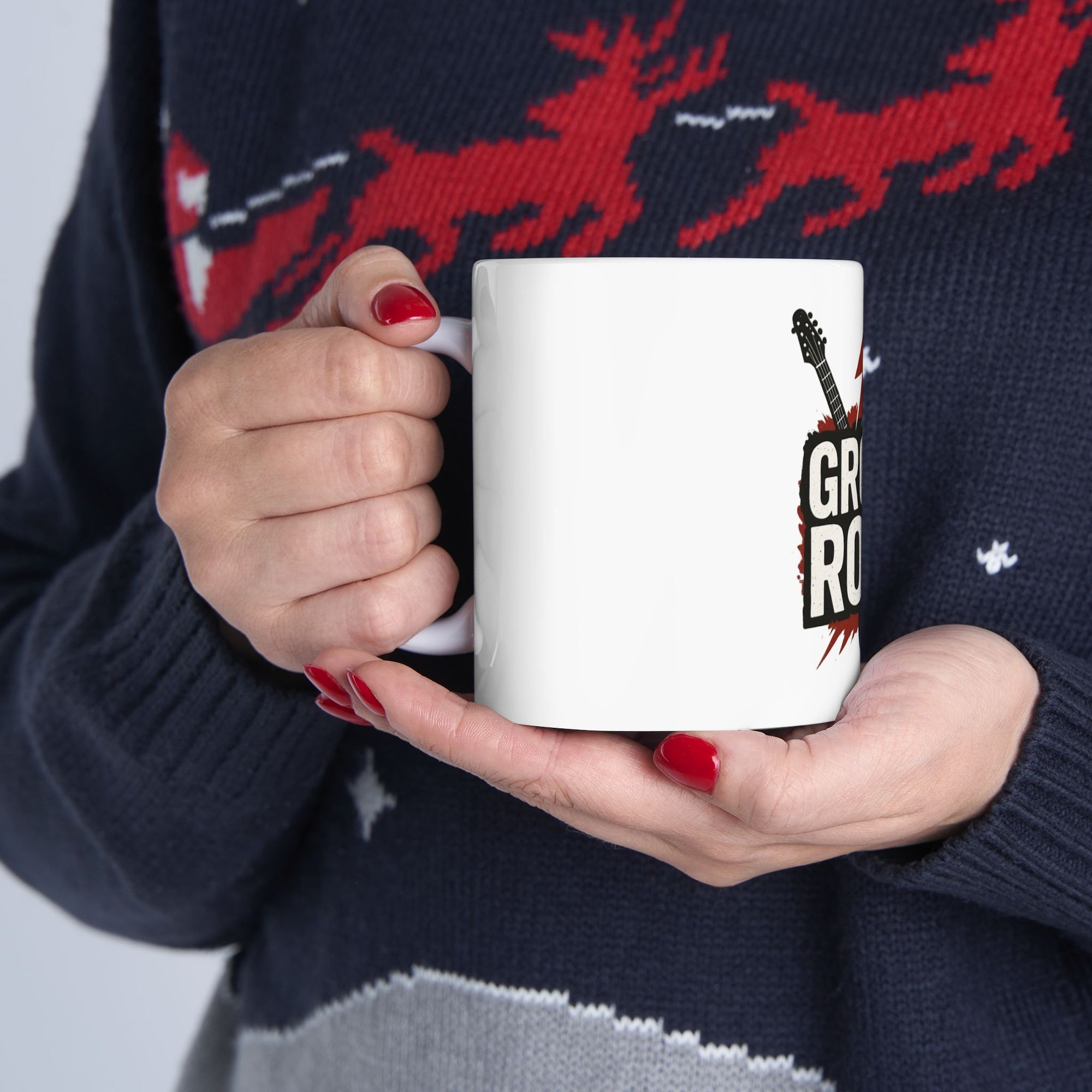 Ceramic Mug - GrouaRock, Rock and Roll Morning Coffee
