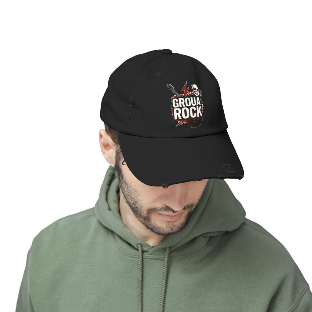 Distressed Cap - Rock and Roll GrouaRock Style