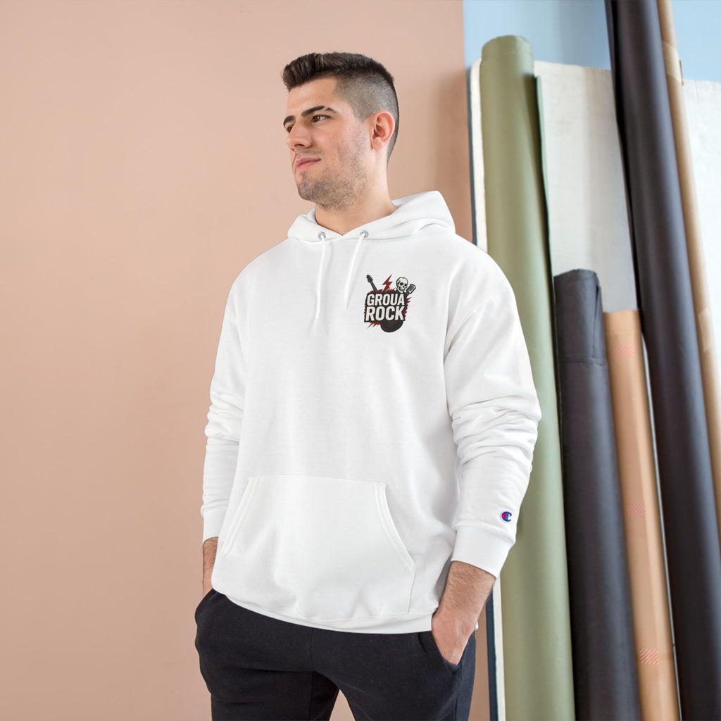 Champion Hoodie with GrouaRock Music