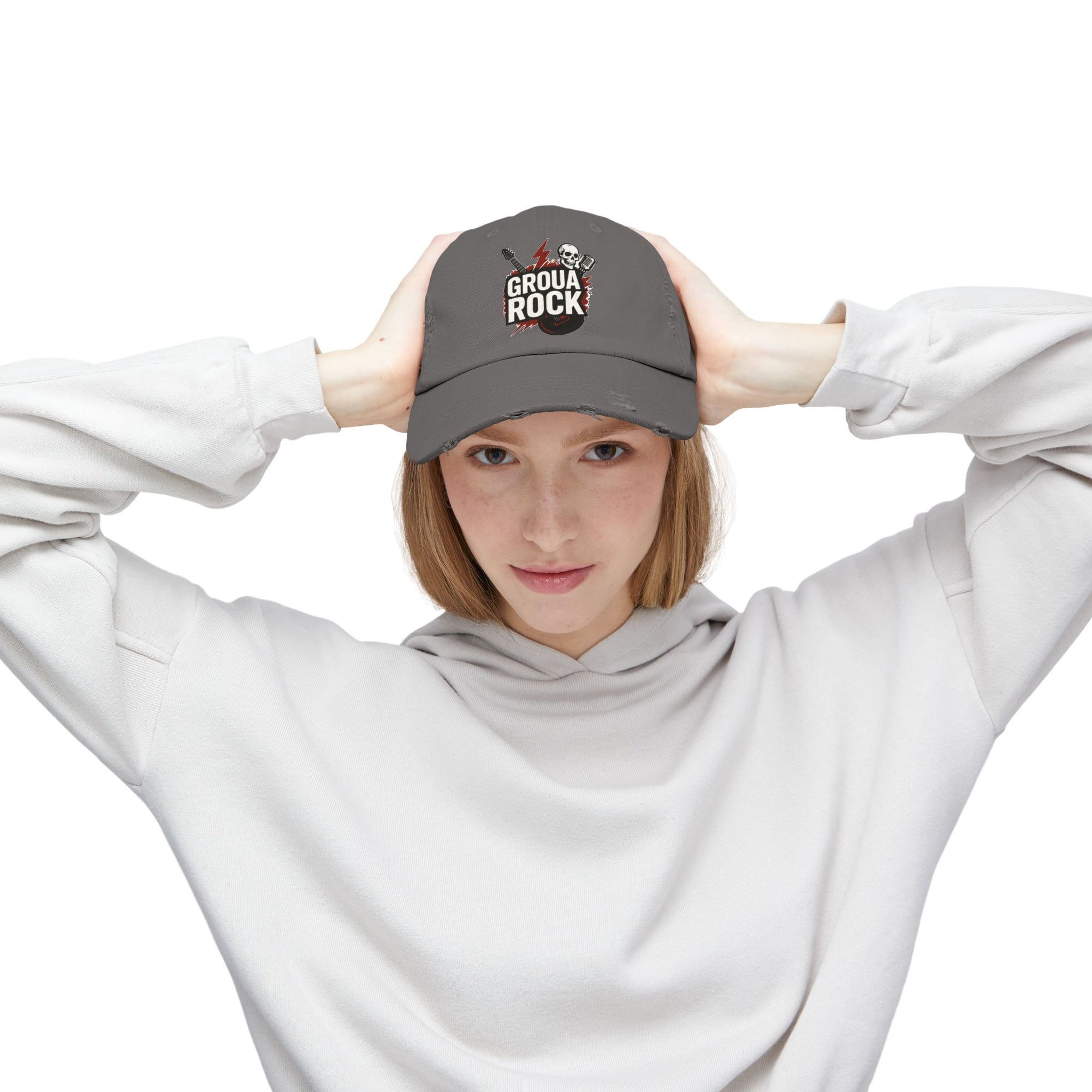 Distressed Cap - Rock and Roll GrouaRock Style