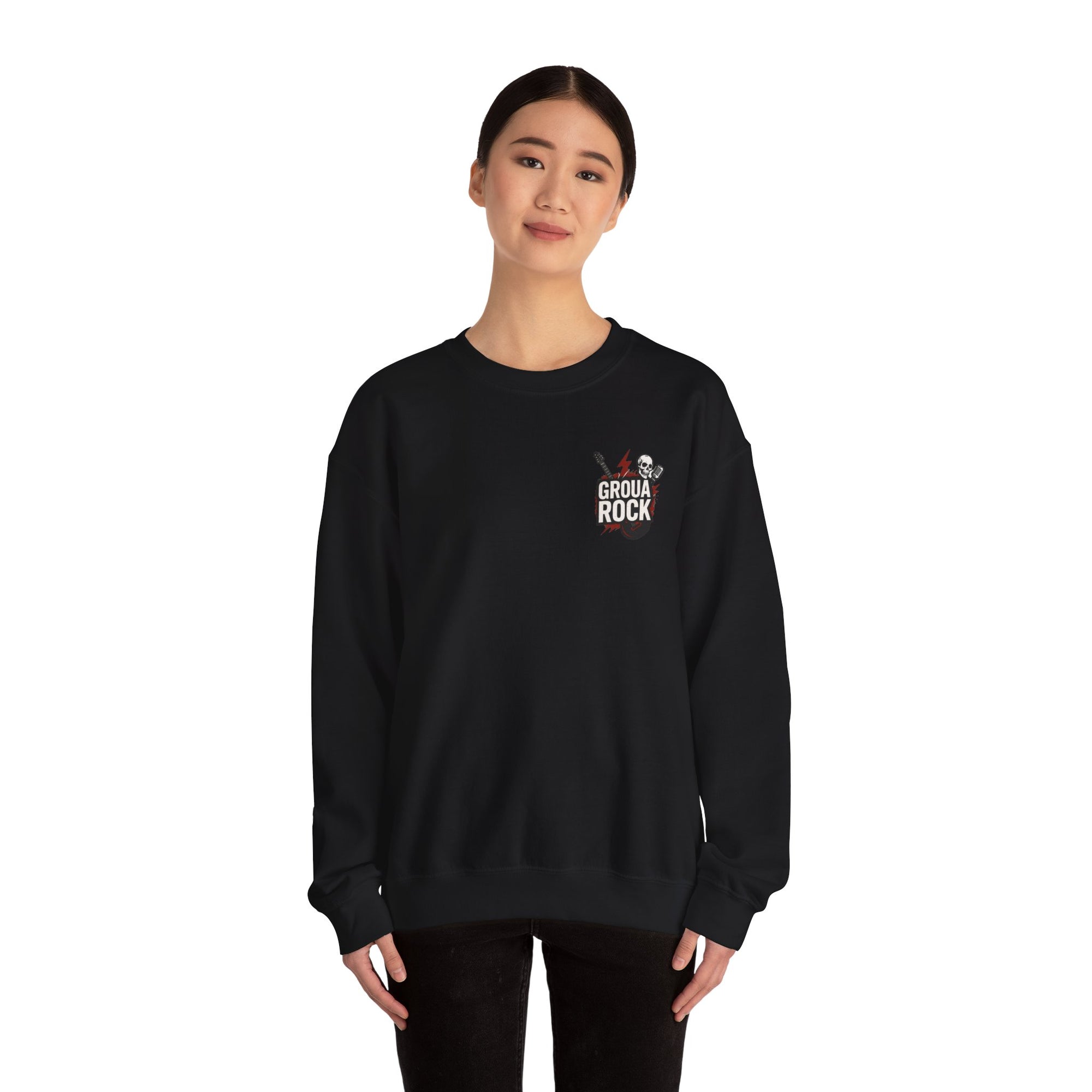 Rock and Roll Crewneck Sweatshirt with GrouaRock Music D