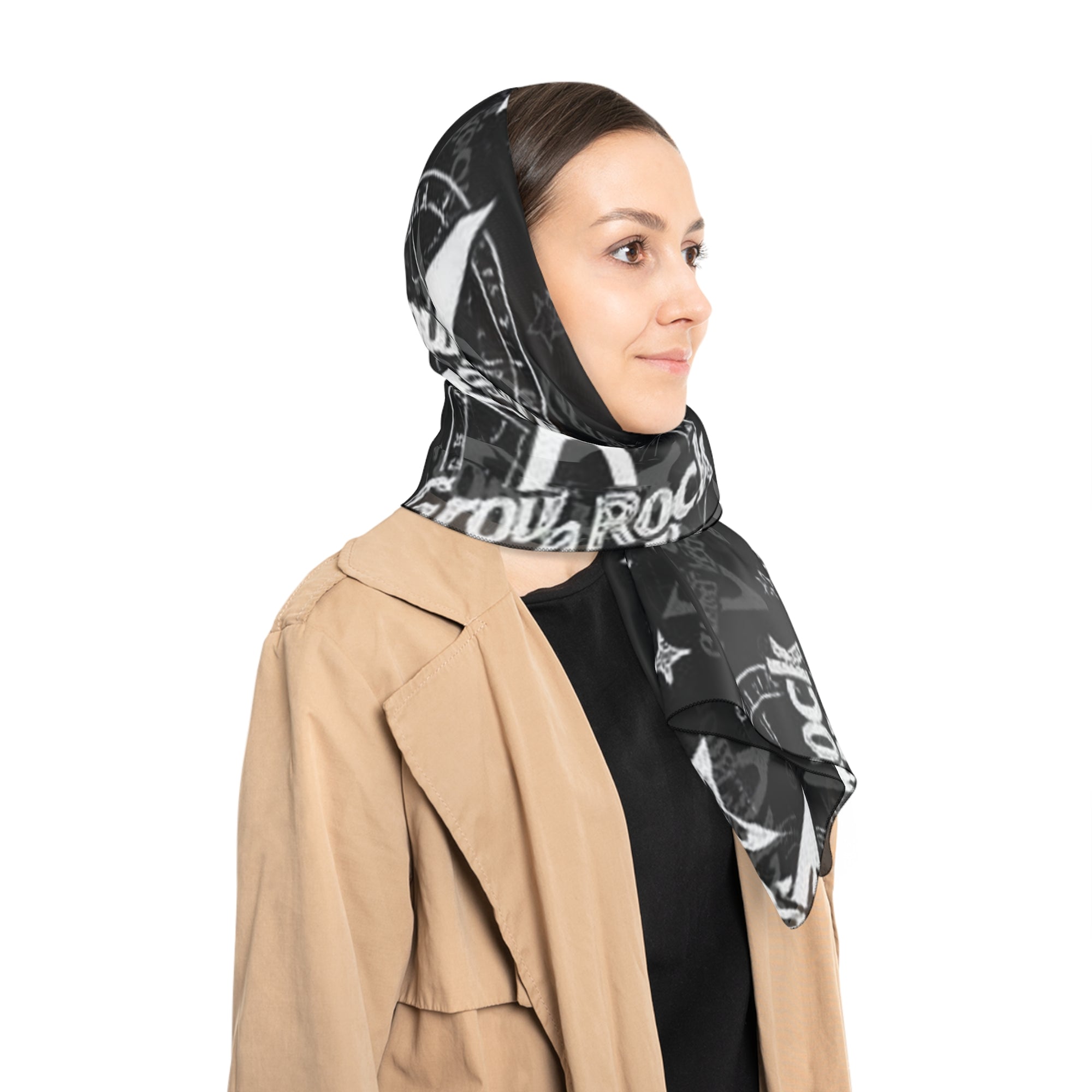 Poly Scarf - Rock and Roll GrouaRock Stylish Design